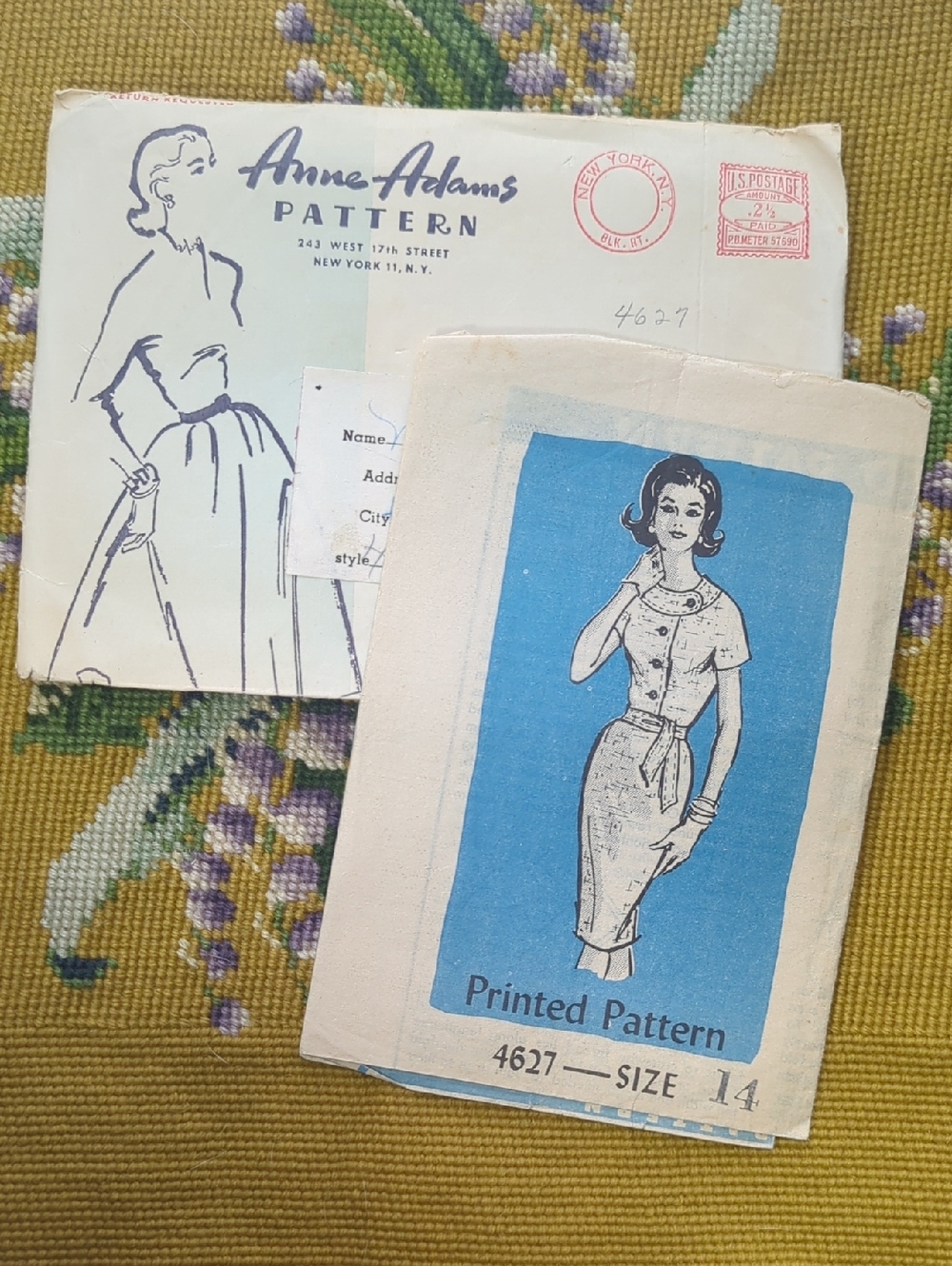 Vintage Anne Adams Pattern Style # 4627